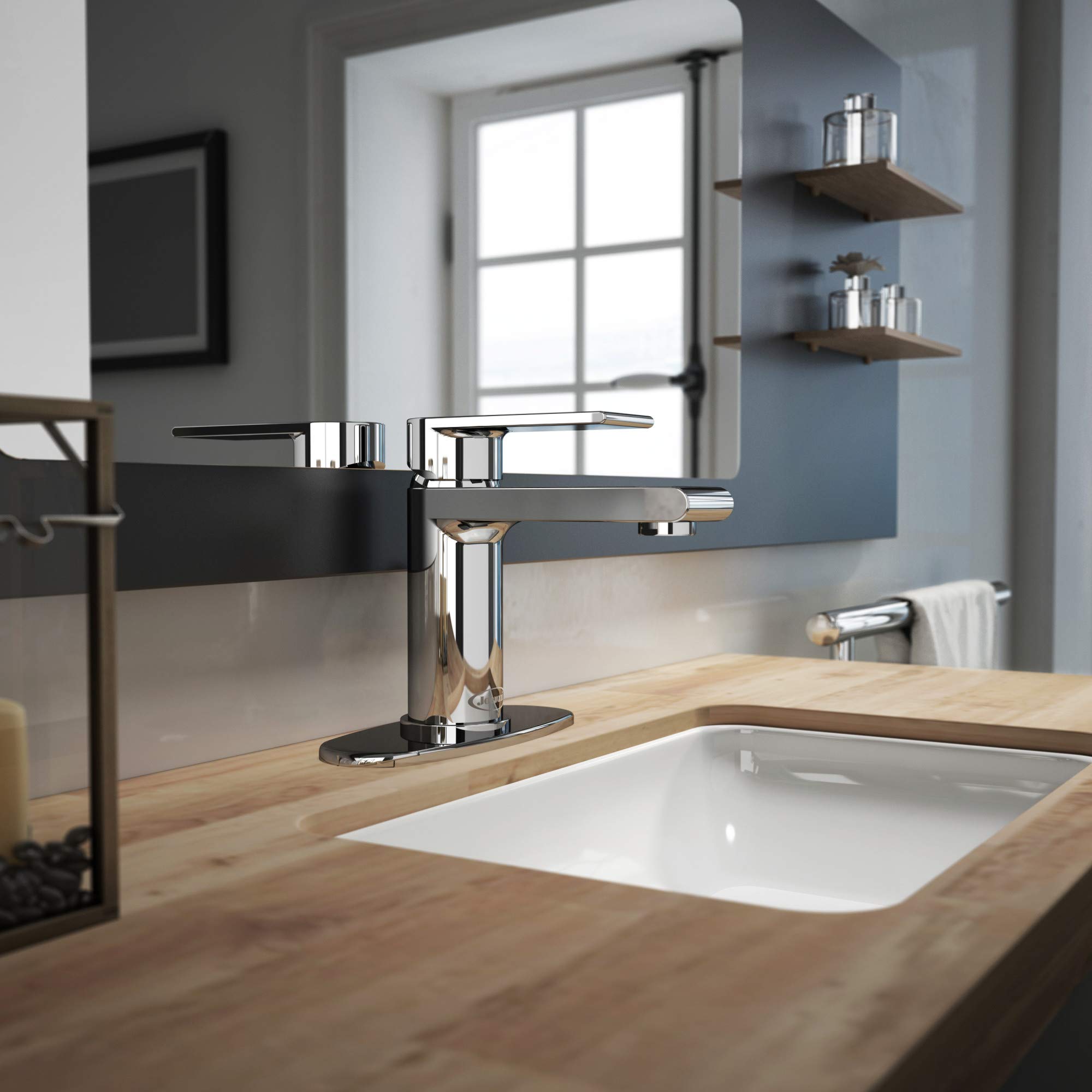 Jacuzzi MZ768 Broxburn 1.2 GPM Single Hole Bathroom Faucet with